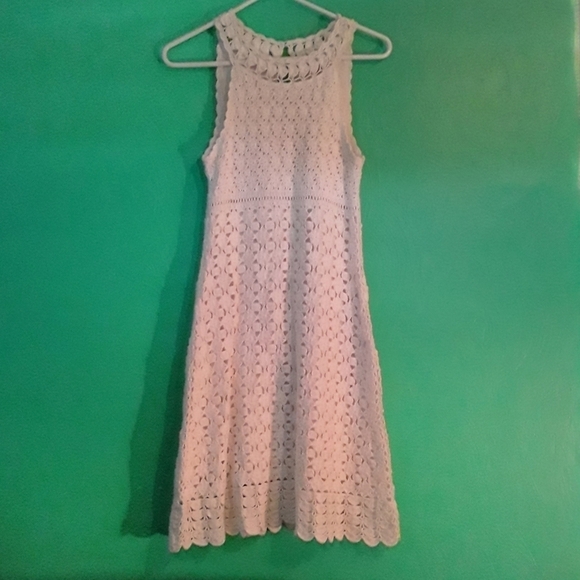 Diane von Furstenberg Ivory Crocheted Dress - Picture 1 of 7